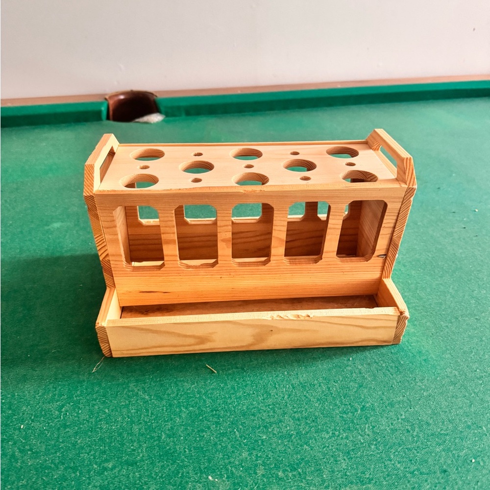 Wooden Rabbit Cut Out Hay Feeder